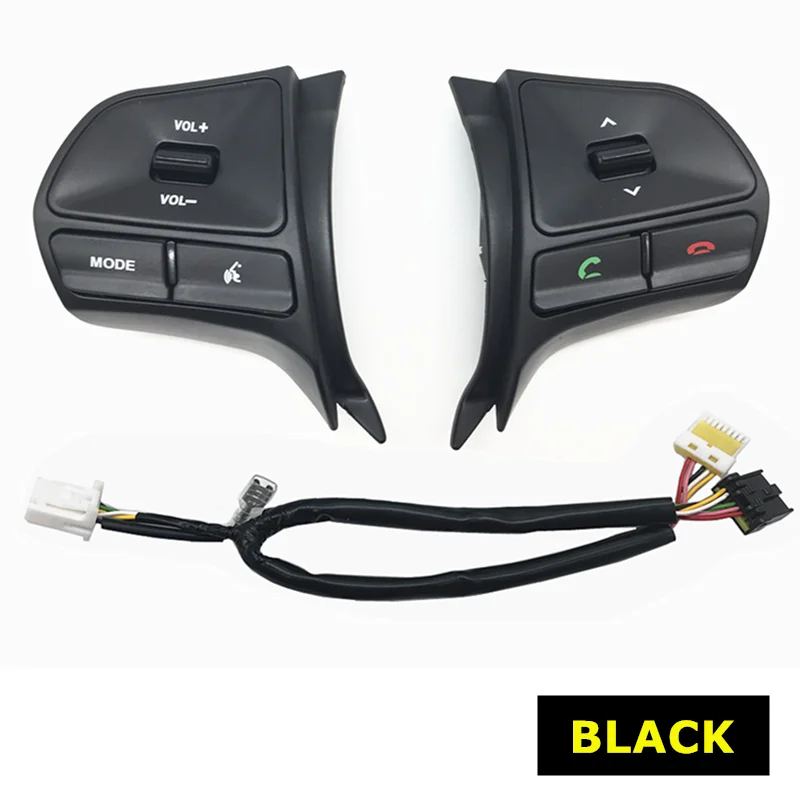 

Многофункциональная кнопка управления рулевым колесом для KIA RIO K2 X LINE 2011-2019, переключатель громкости аудиотелефона BT, автомобильные аксессуары