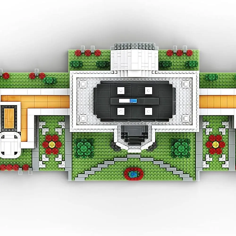 3000-teiliges Miniaturblock-Set „White House“: Iconisches Wahrzeichen-Bauspielzeug für Kinder und Erwachsene