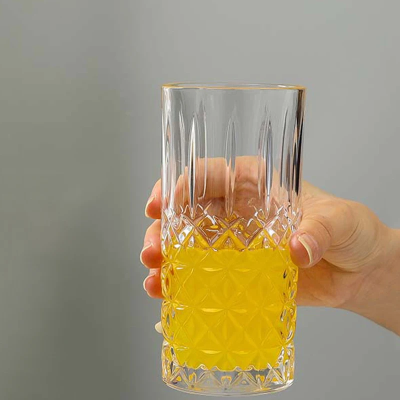 Special Drink Cups 310ml/320ml Engraved Long Drink Cups Cocktail Cups Juice Cups Whisky Cups Water Cups and Beer Mugs Glass Cups