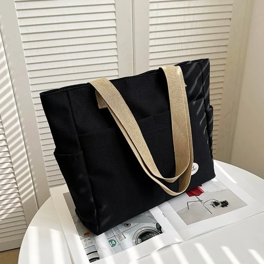 

Студенческая сумка на плечо из ткани Оксфорд, многослойная портативная сумка на молнии, универсальная сумка на плечо большой вместимости, сумка на плечо для отдыха