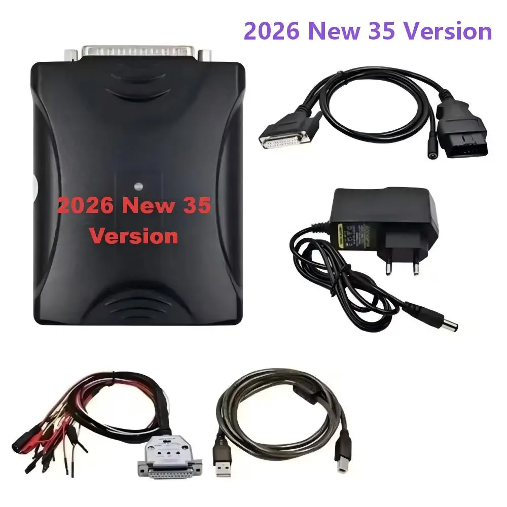 2026 New Version 35 Automotive SM2 ECU Read and Write Device Replaces OBDscanmatik Device J2534 Compatible with Multiple Softwar