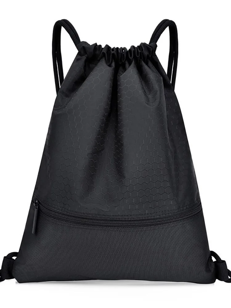 Sac à dos de rangement pour casque de basket-ball, 1 pièce, poche à cordon de serrage pour sport, extérieur, unisexe, Fitness, léger, étanche, Oxford, fermeture éclair