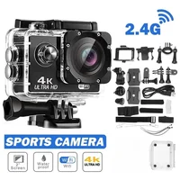 Cámara de acción Ultra HD 4K/30fps WiFi 2 pulgadas 170D casco impermeable bajo el agua grabación de vídeo cámaras deportivas videocámaras para exteriores