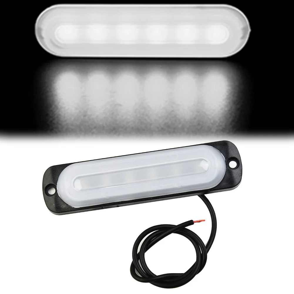 12V Car Light 15000K 6 LED Truck W/ Protective Pad White 24W Fog Lamp Off-Road Signal Super bright Accessories