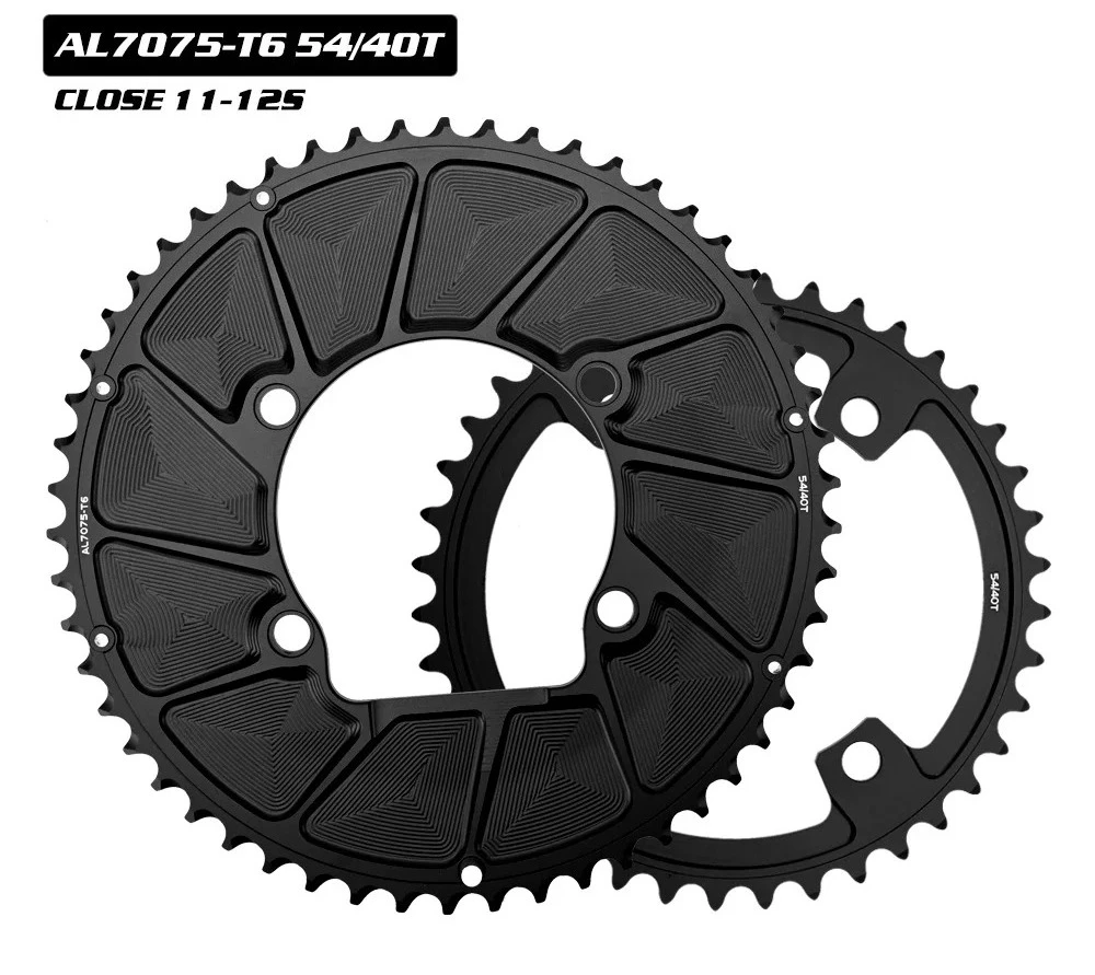 

Double Chainring AERO Sprocket for SHIAMNO DURA-ACE R9200 ULTEGRA R8100 105 R7100 11S 12S 4 BOLT Chainring