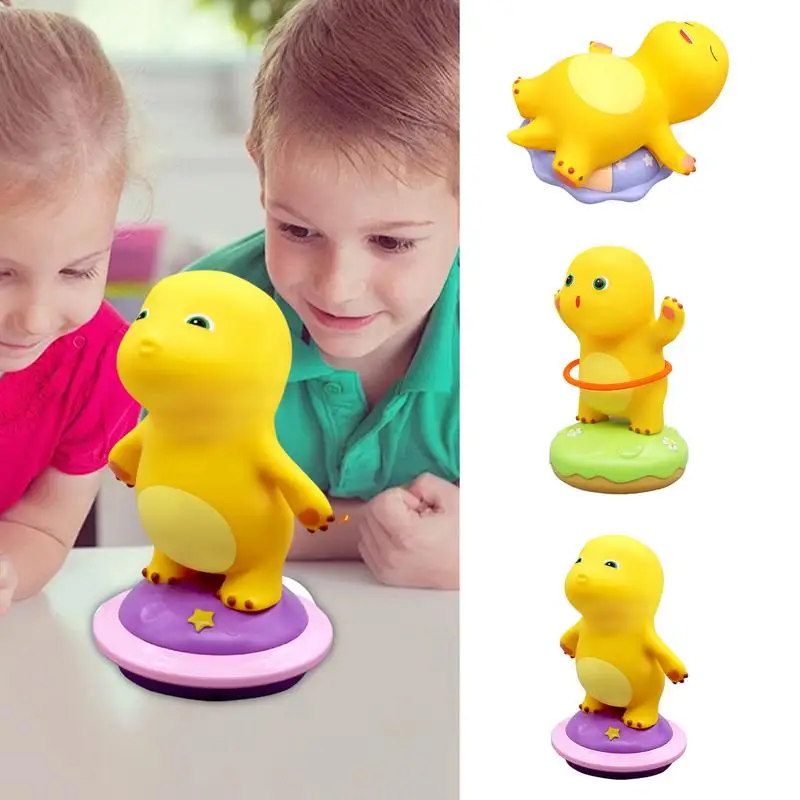 Brinquedo de mesa Swirling e dança para crianças, figuras de anime, brinquedos bonitos Spin Robot, bonecas elétricas, figura em movimento para estudo