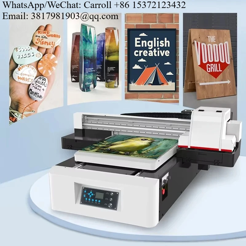 

Rainbow Inkjet Small Digital Led UV Printer A1 6090 UV Printer Phone Case UV Printer 6090 For Sale