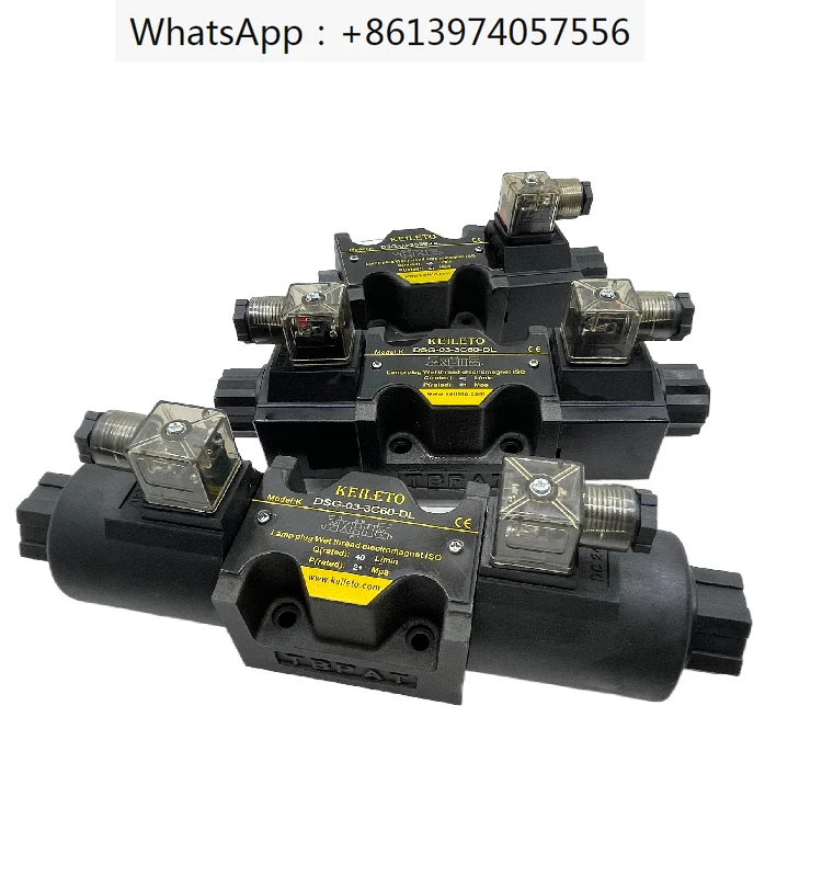 Hydraulic reversing solenoid valve DSG-03-3C2-DL-A220V 03-3C6-LW-D24V 3C3 3C4 2B2