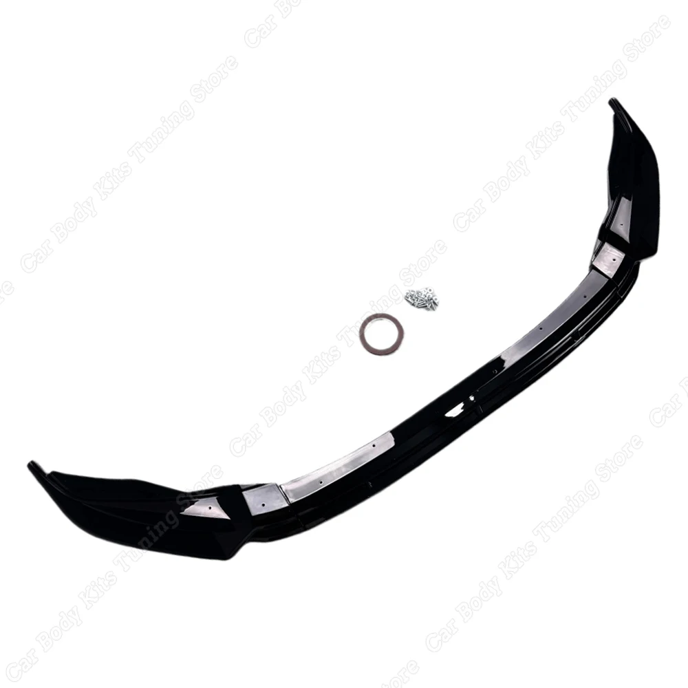 3PCS Voorbumper Splitter Lip Voor VW Volkswagen Tiguan MK2 R-Lijn 2017-2020 Spoiler Diffuser Kin body Kits Gloss Black Tuning