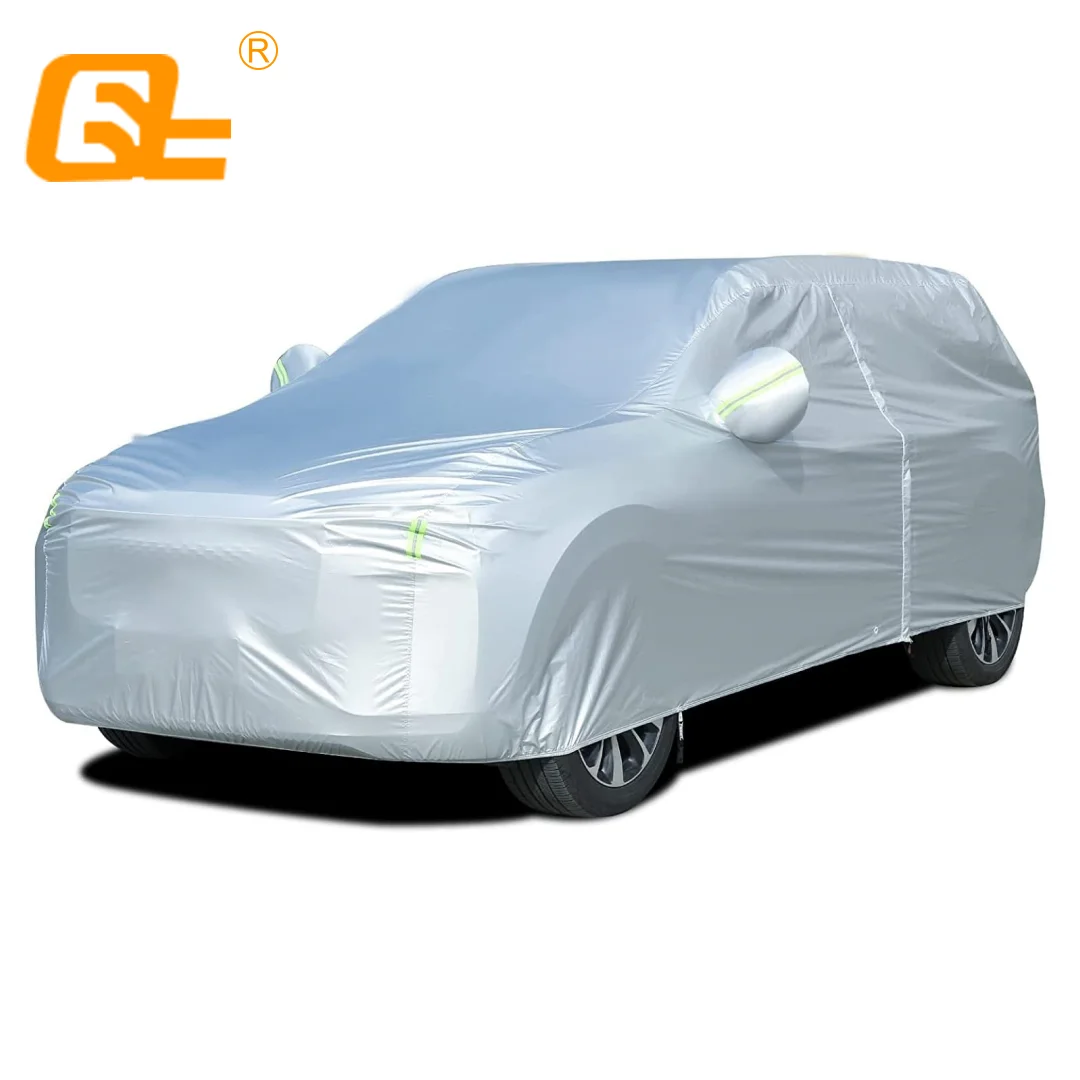 

Car Cover Custom Fit For 2018-2024 BMW X7 Waterproof All Weather for Automobiles Outdoor Full Cover Rain Sun UV Protection Silve