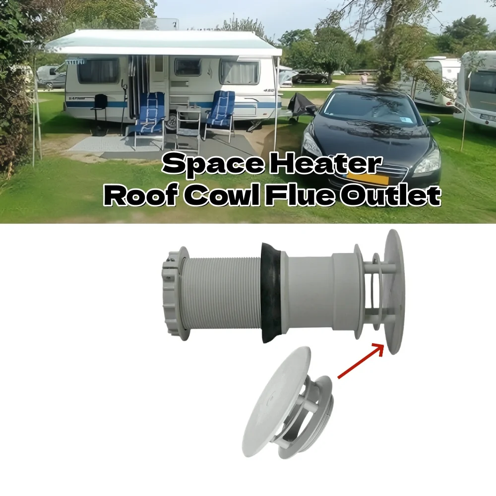 

Space Heater Roof Cowl Flue Outlet Replacement Guide Flue Accessories 30010-20900 For Truma Caravan Motorhome Campervan