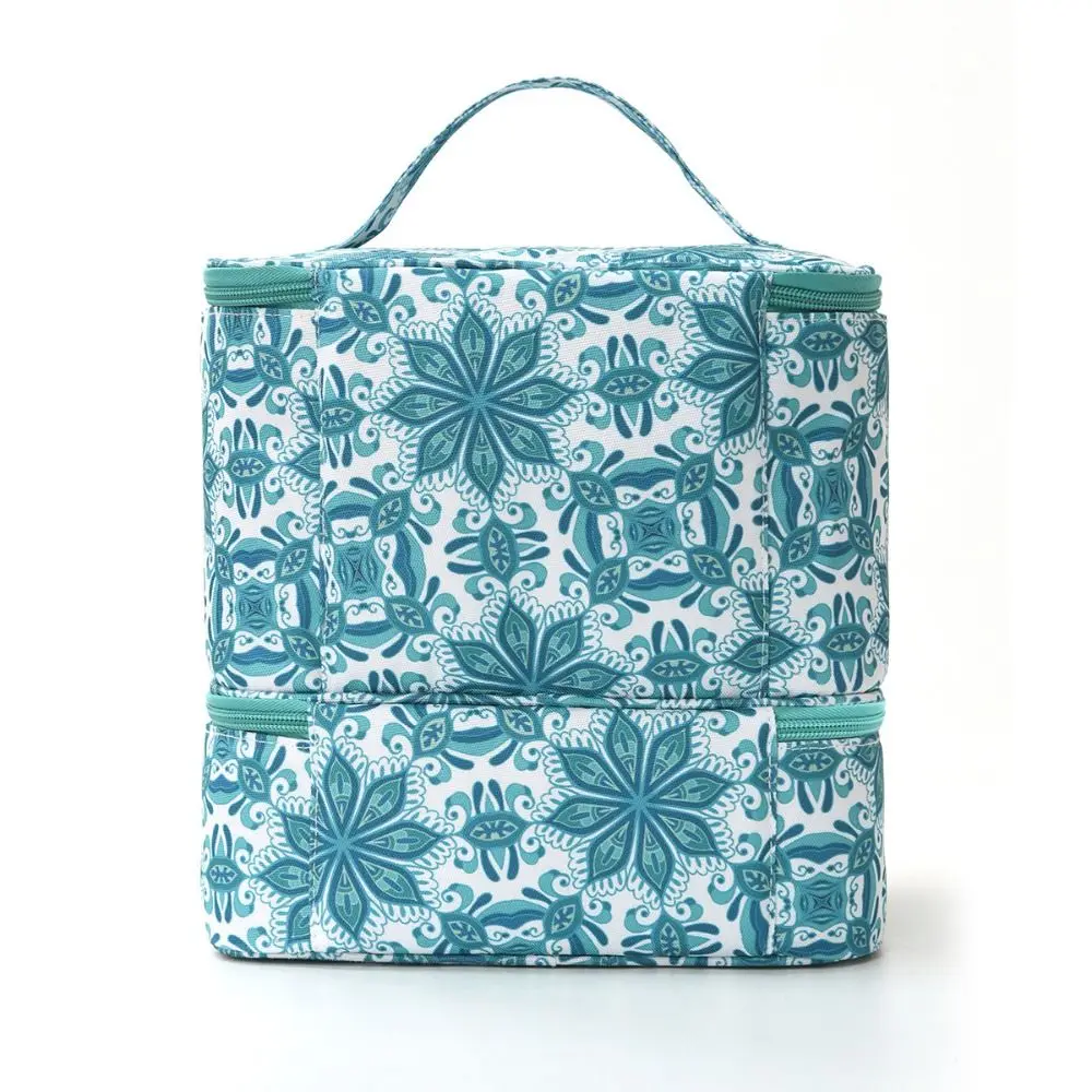 

New Double-layer Nail Polish Storage Bag Large-capacity Multi-function Manicure Tote Bag Cosmetic Bags