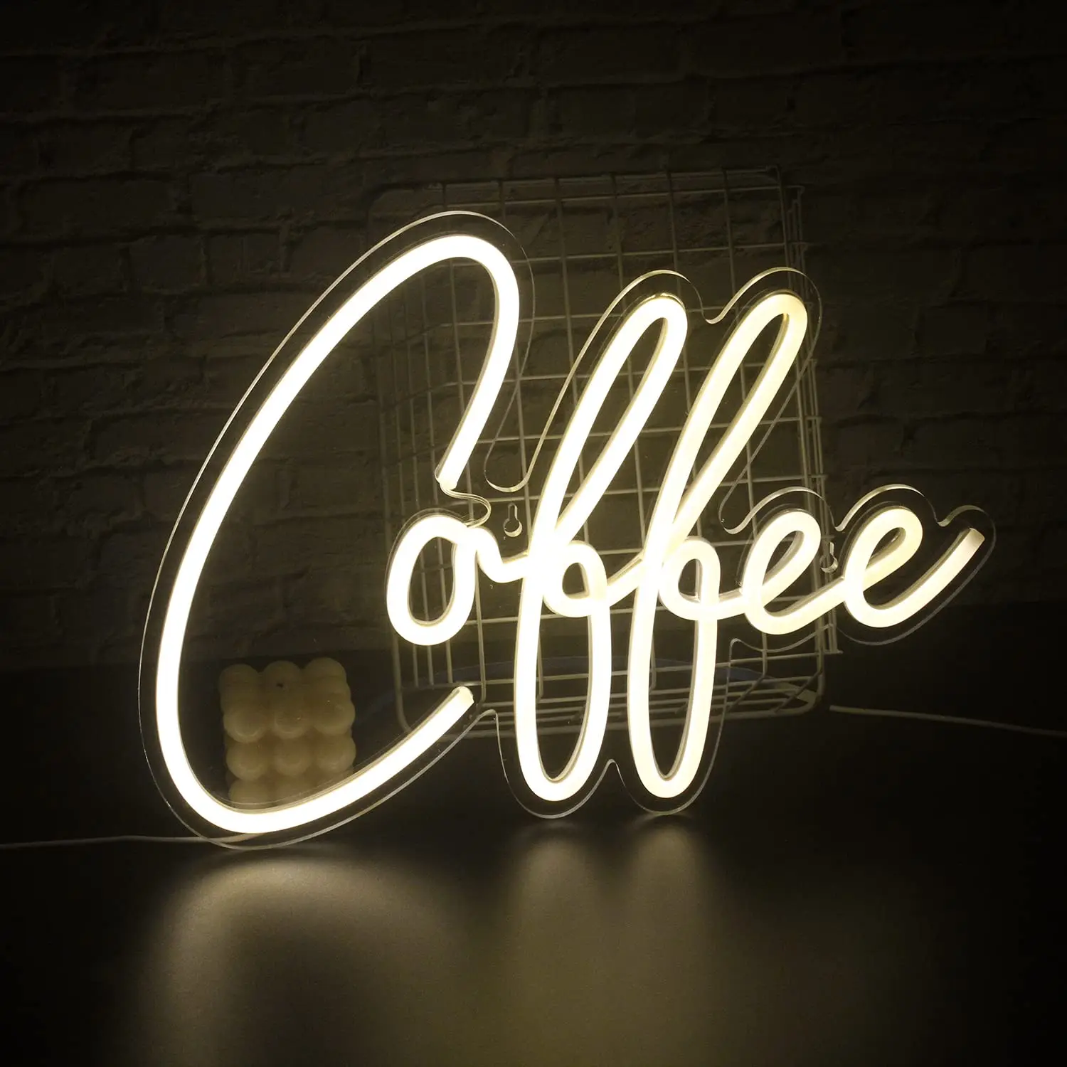 

Drop Shipping Custom Colorful Letter Coffee Neon Sign Wall Light Personalized Girl Bedroom Bar Shop Night Light Gift Game Room