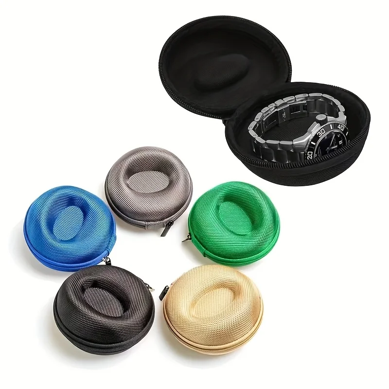 Colorful EVA Shockproof Watch Protector Cases,Portable Digital Accessory Storage Bags for Smartwatches, Wristbands