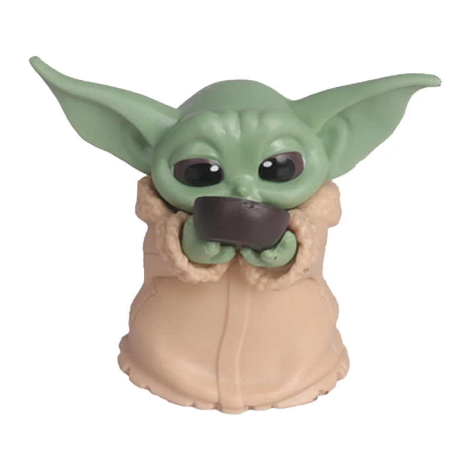 5pcs/set Baby Yoda Grogu Mandalorian Action Figure Toys 4-7cm Yoda Baby Action Toys Star Wars Figuras Hot Kids Toys Xmas Gifts