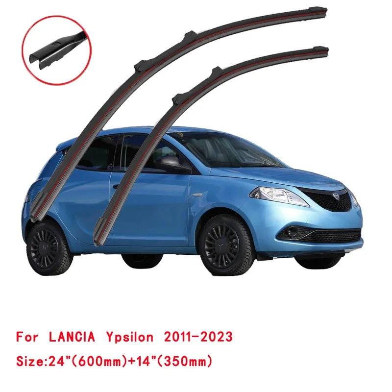 For Chrysler LANCIA Ypsilon 2003-2023 Car Windshield Wiper Blade Front Windscreen Brushes Washer Accessories Window Cleaning 4
