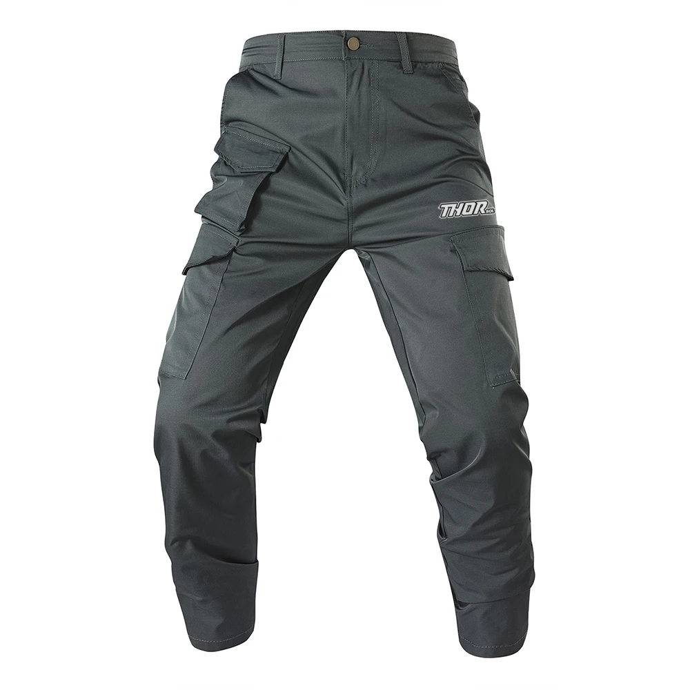 AliExpress THORSOL Mens Elastic Casual Hiking Fishing Climbing Cycling Outdoor Bicycle Pants Autumn Multifunction Men Mountain Bike Bottoms
