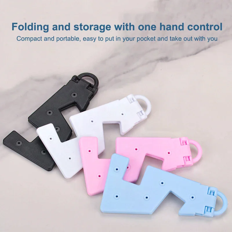 

20 шт. V-образный универсальный складной держатель для телефона, портативный брелок для телефона, электронного чтения, планшетов, регулируемая поддержка