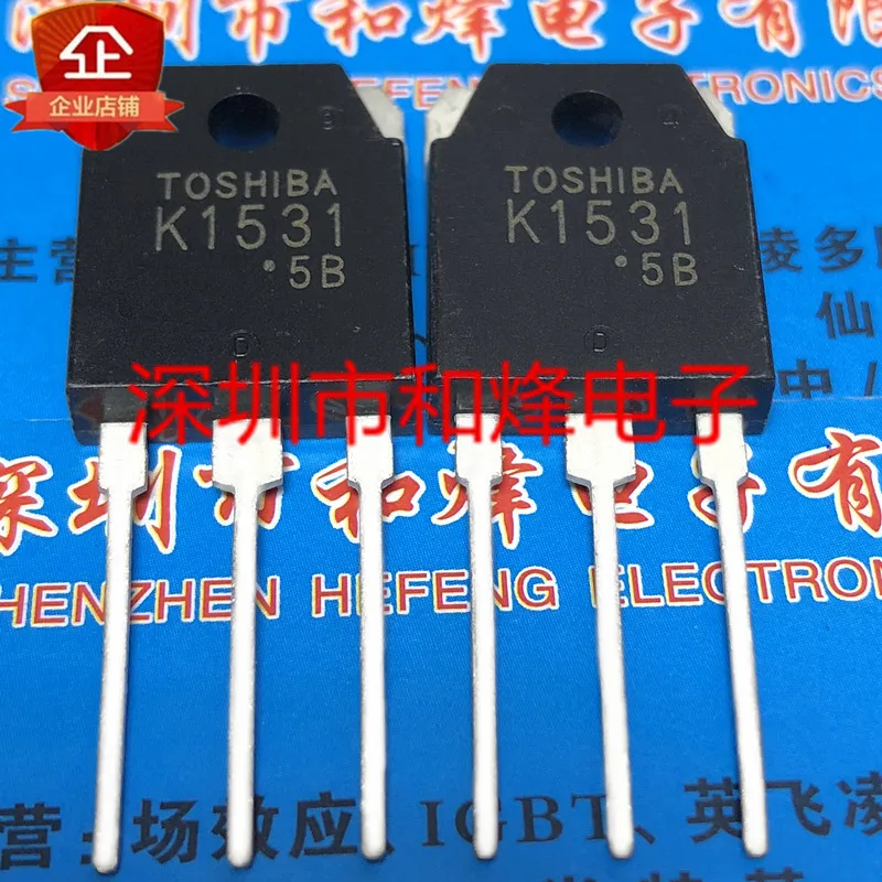 5PCS-10PCS K1531 2SK1531 TO-3P 500V 15A NEW AND ORIGINAL ON STOCK