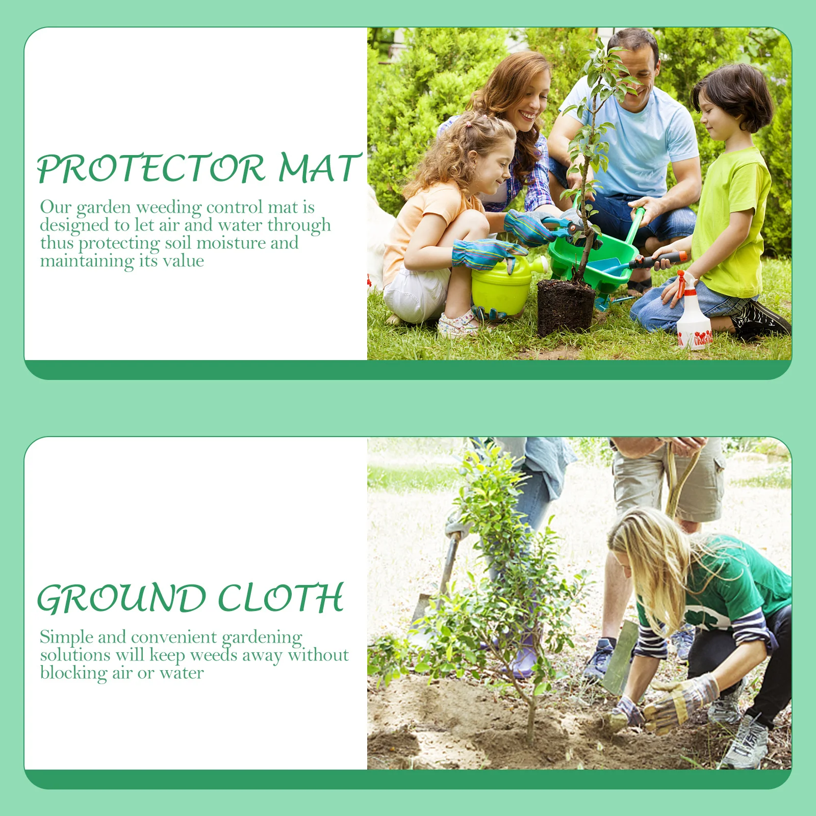 

20Pcs Anti-Weed Control Cloth Round Design Heavy Duty Fabric for Orchard Garden Tree Protection Mats Mulch Ground Cover Weed