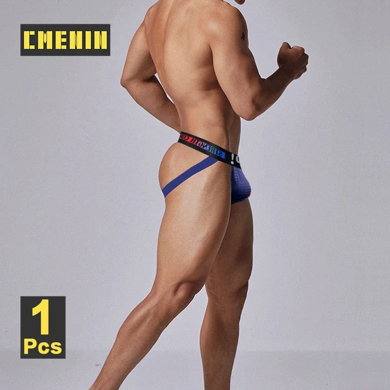 CMENIN Gay Jockstrap Men Thong Sexy Panties Mens Underwear Bikini Mens Thongs and G Strings Cuecas Sexys Sissy Homem Lingerie