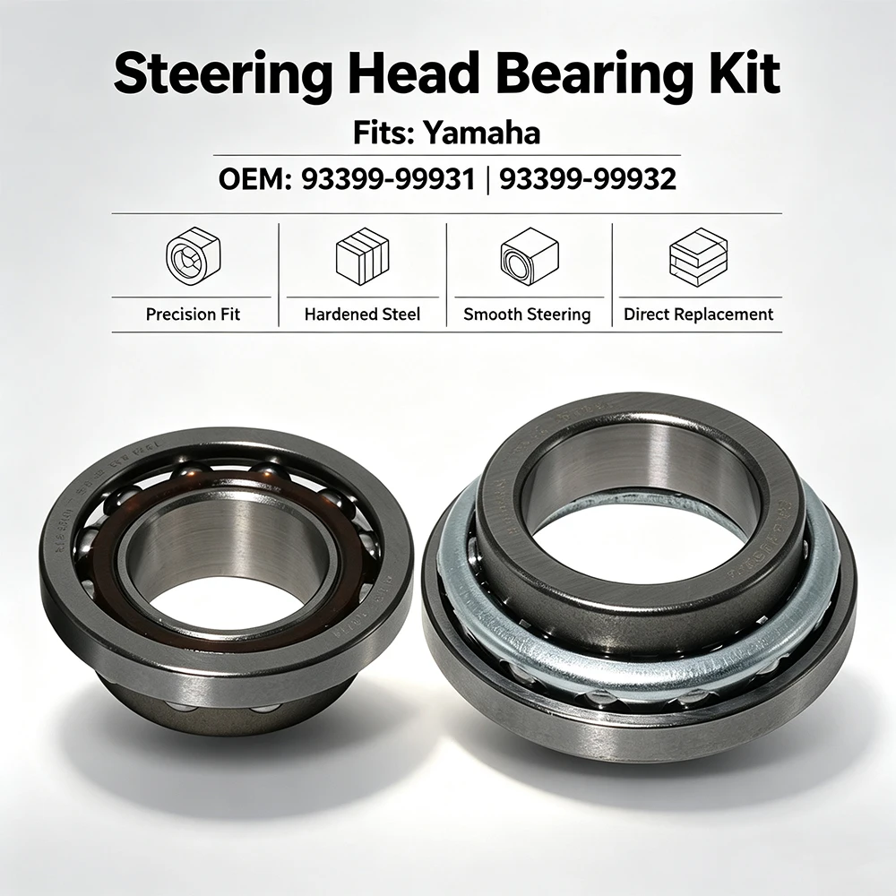 Motorcycle Steering Stem Bearing Seal Kit For Yamaha XVS950 XV950 XVS950 Bolt C-Spec XVS1100 XVS1300CU XVS1300 Custom Parts