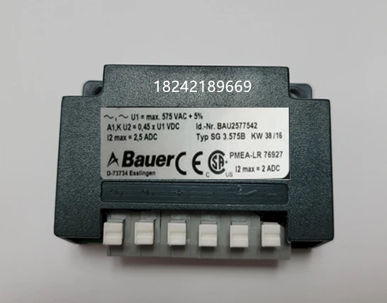 

Typ SG 3.575B BAU2577542 U1 = max.575VAC + 5% Rectifier