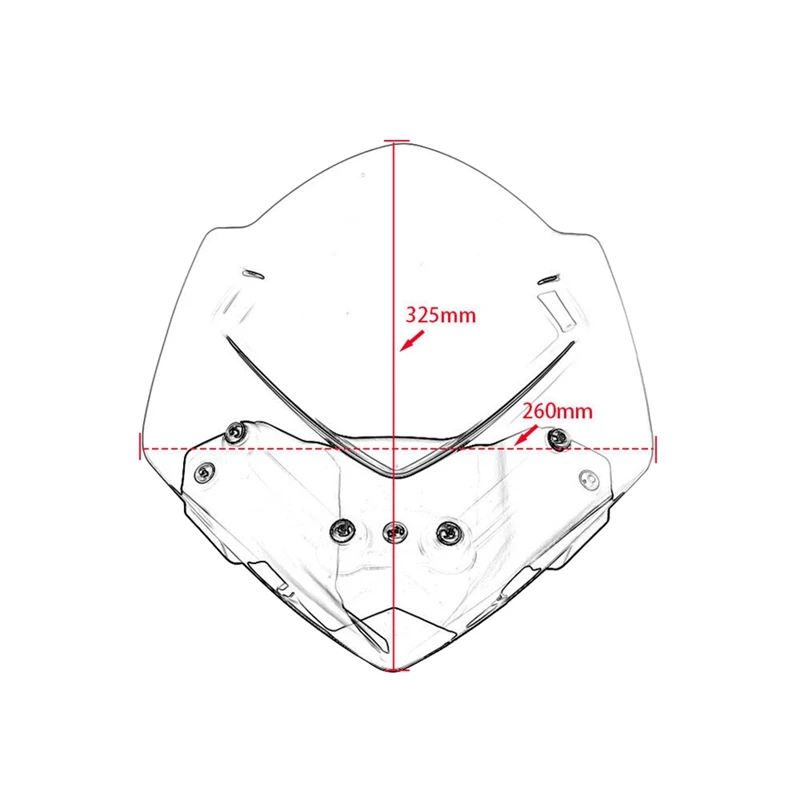 Protecteur de Pare-Brise de Moto, Accessoires pour Suzuki GSXS 1000, 2016, 2017, 2018, 2019, 2020, 2021