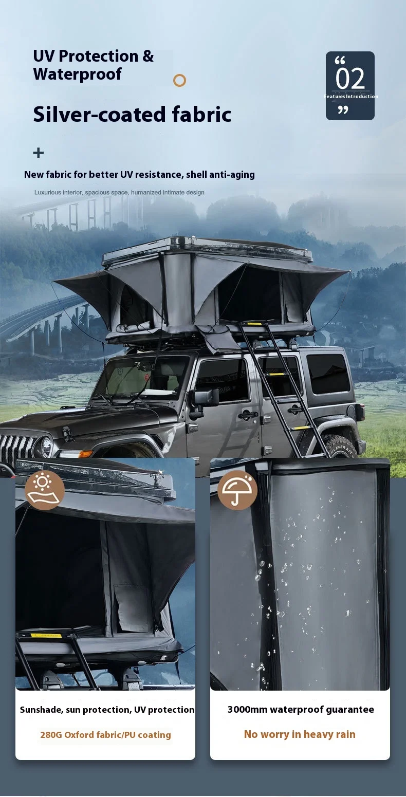 

Premium Rapid-Deploy Hard Shell Roof Top Tent