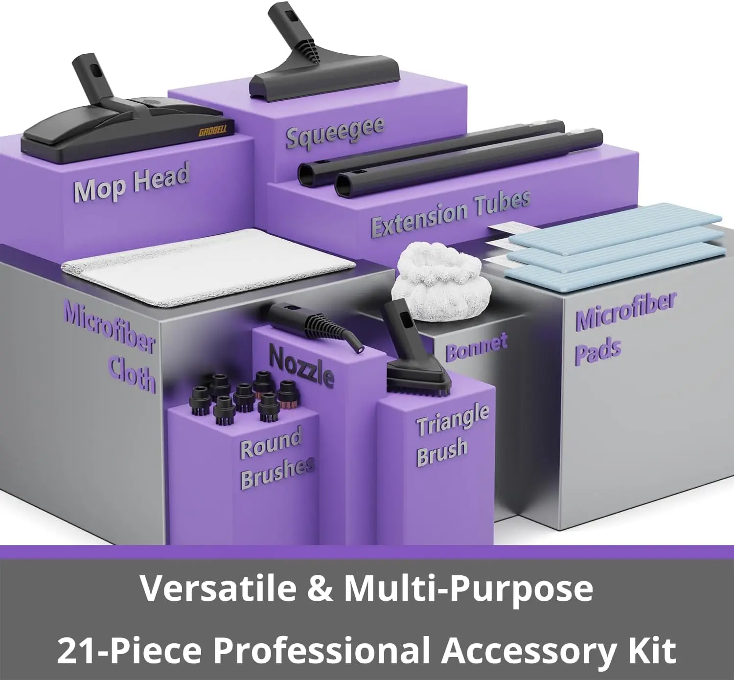 Cleaner: 50s Fast Heat-up Steamer for Home Hardwood Floor Bed Car Detailing Cleaning Pink