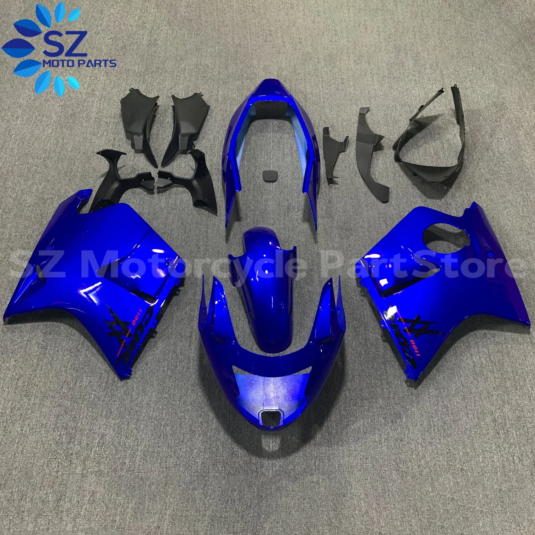 

For Honda CBR1100XX CBR 1100XX 1100 Super Blackbird 1997 1998 1999 2000 2001 - 2006 2007 Cowl Plastic Fairing Kit ABS Injection