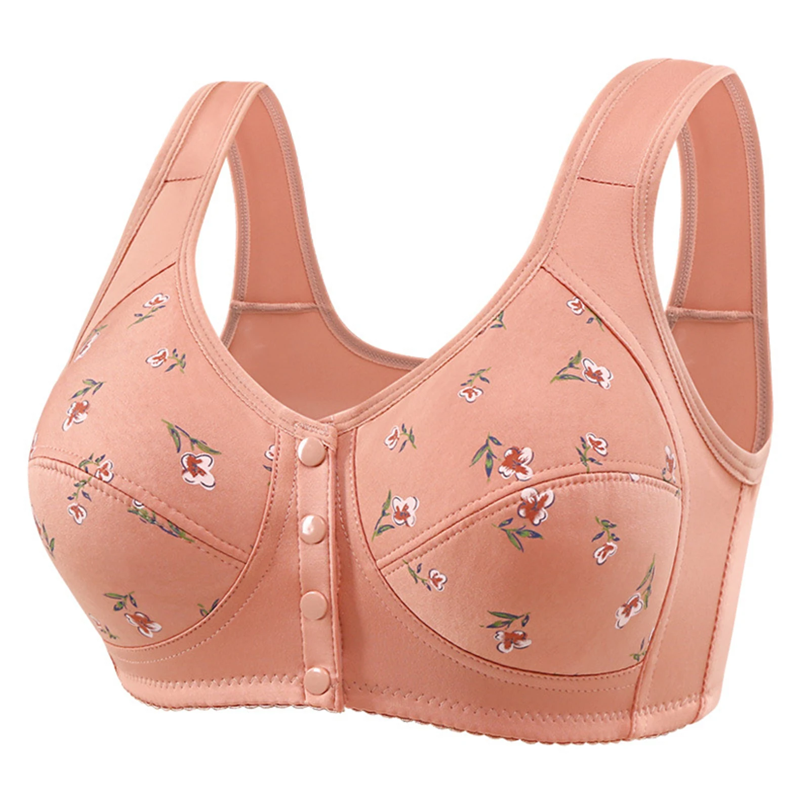 ملابس داخلية نسائية رفيعة بزر أمامي ملابس داخلية رفيعة بدون حلقة فولاذية وظهر جميل بالإضافة إلى حجم حمالات صدر للنساء ملابس داخلية