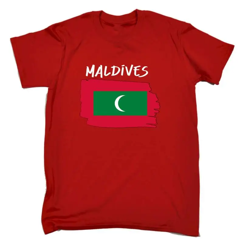

Maldives Country Flag Nationality Supporter Sports Mens T Shirt