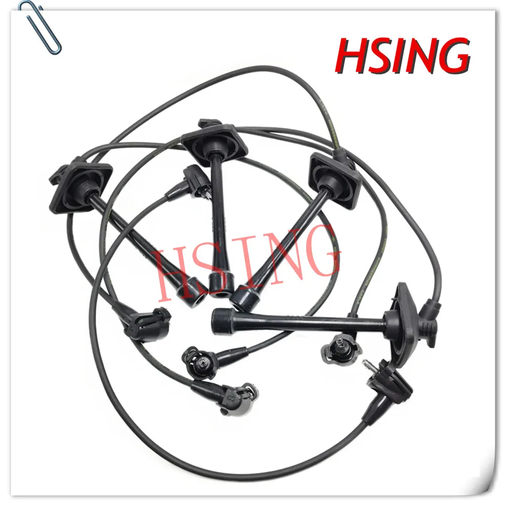 Ignition Cable Spark Plug Wire Set Fits For Toyota Celica Carina ED Curren Corona 3SFE 4SFE ***Part No# 90919-21576 9091921576