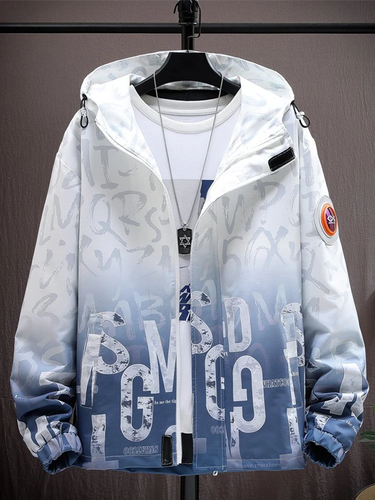 

Стильная осенняя куртка для мальчиков-подростков: модная, из полиэстера, с капюшоном, на одной пуговице, длинная, с принтом, свободного кроя, дышащая, для улицы...