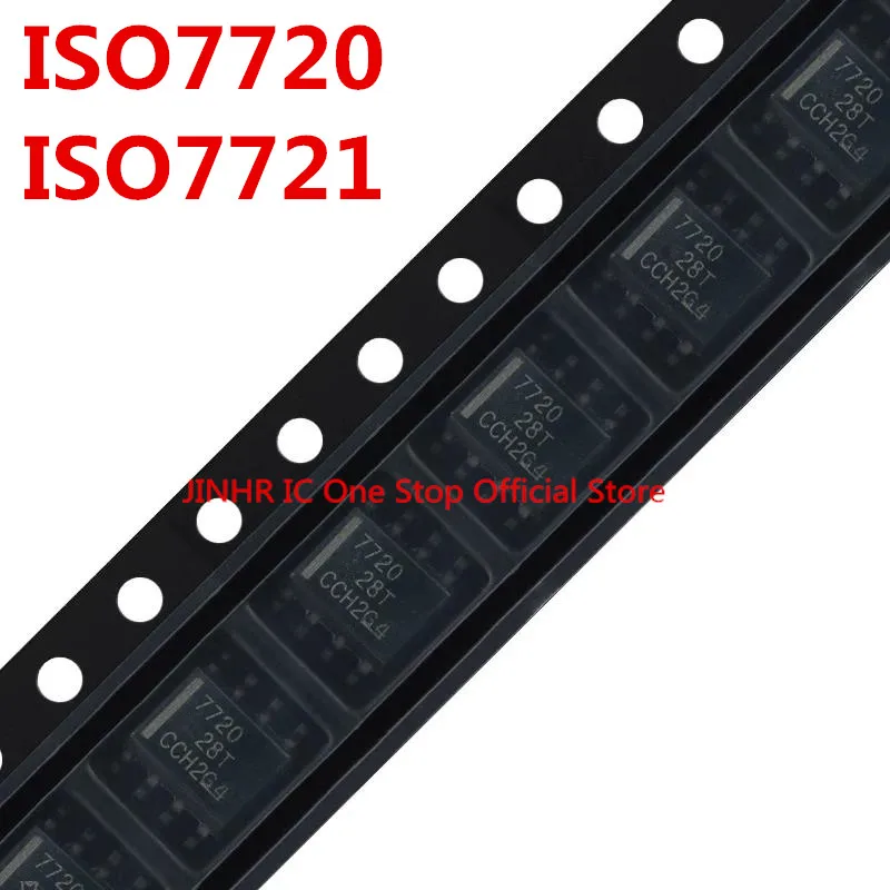 New, 5PCS ISO7720 ISO7721 ISO7720DR ISO7721DR, SOIC-8, Digital isolator