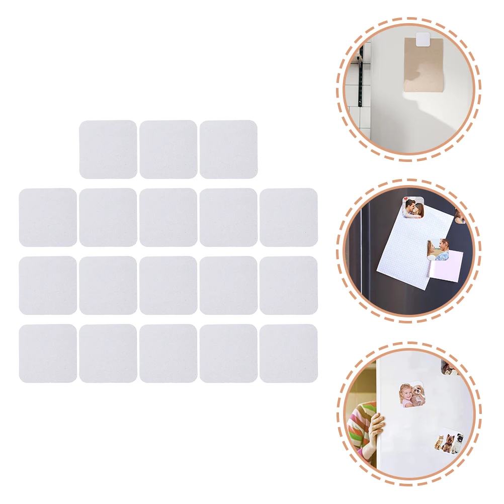 

18 Pcs Magnetic Fridge Sublimation Refrigerator Magnets Blanks Notice Board for
