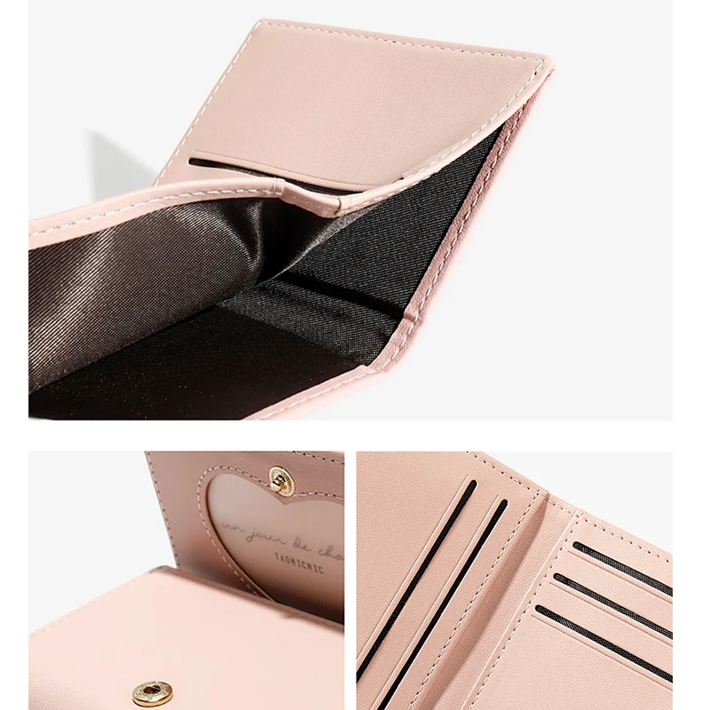 Fashion Cat Prints Pattern Small Wallets Women Soft Leather Card Holder Purses Female Wallets High Quality Ladies Purse Carteras