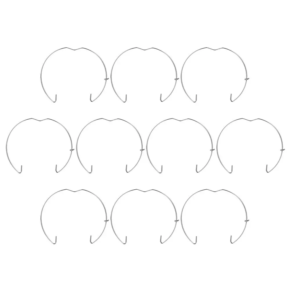 

10Pcs Downlight Spring Clips Practical Retaining Clamp Recessed Light Fixing Ring Lamp Holder Spring Clips Fixing Clip Rings