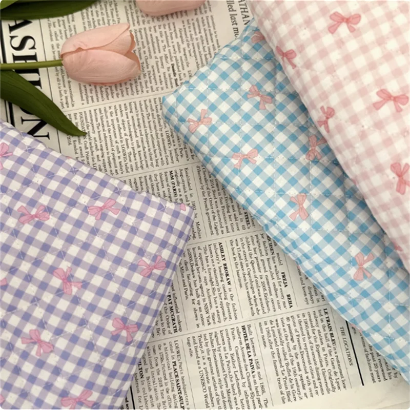 شبكة القوس نسيج البوليستر لملابس الأطفال ملابس الحيوانات الأليفة اليدوية DIY حقيبة النسيج