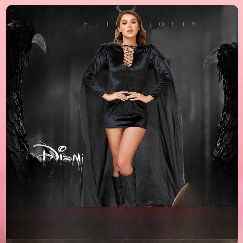 

Новый костюм для выступлений: Наряд ведьмы-демона для женщин, этнический сценический костюм, весна 2026