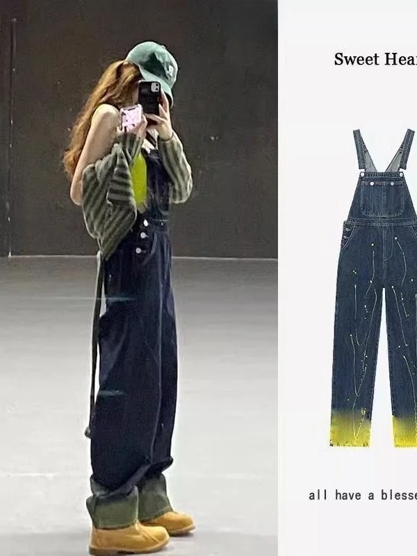 

Джинсовые комбинезоны для похудения для женщин, весна-осень, новые женские джинсы больших размеров Faionable Agel Personali