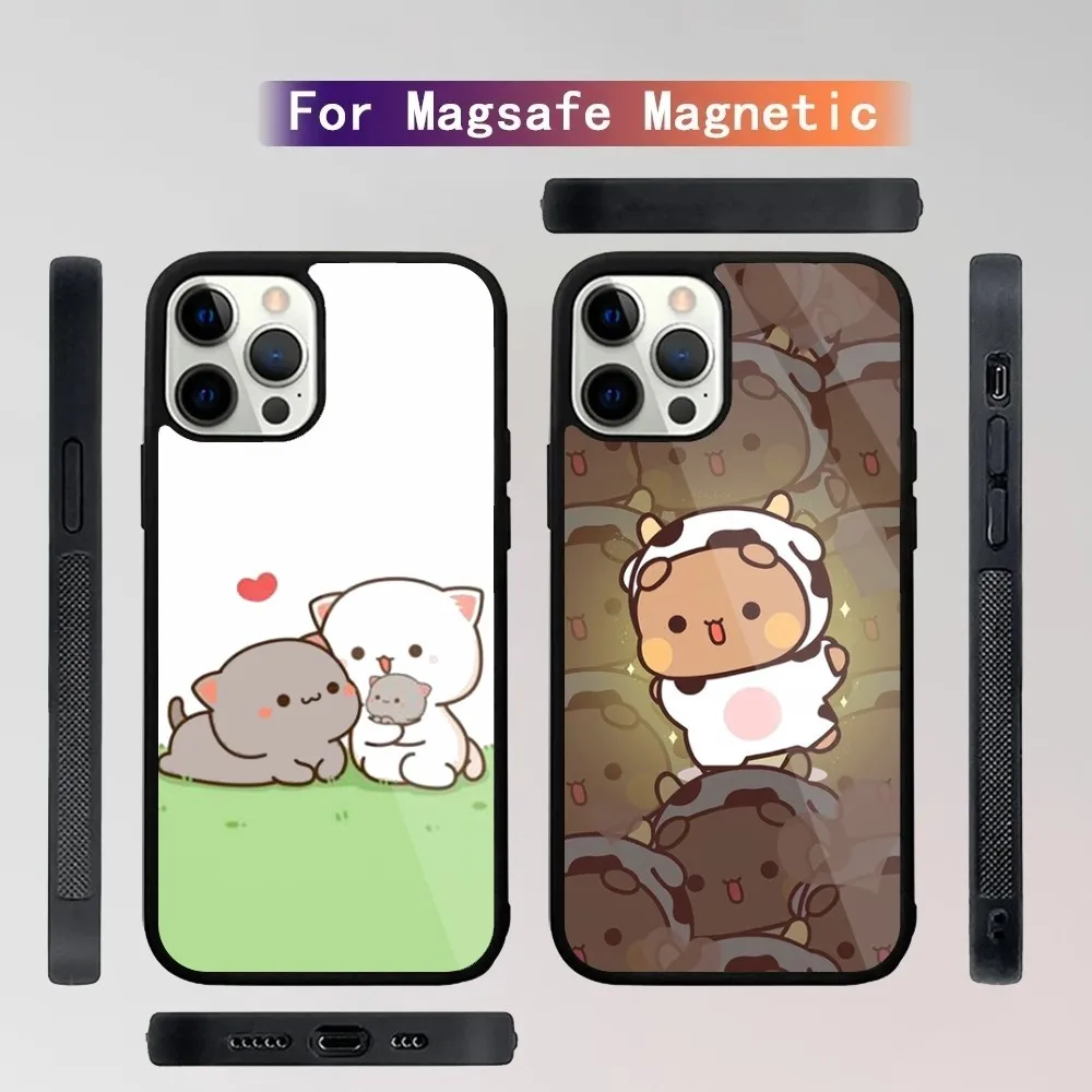 Cute B-BuBu DuDu   Phone Case For iPhone 15,14,13,12,11,Plus,Pro,Max Mini Magsafe Magnetic Wireless Charging