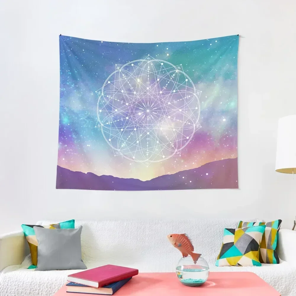 

Sacred Geometry (Interconnected) Tapestry Outdoor Decor Funny Tapestry