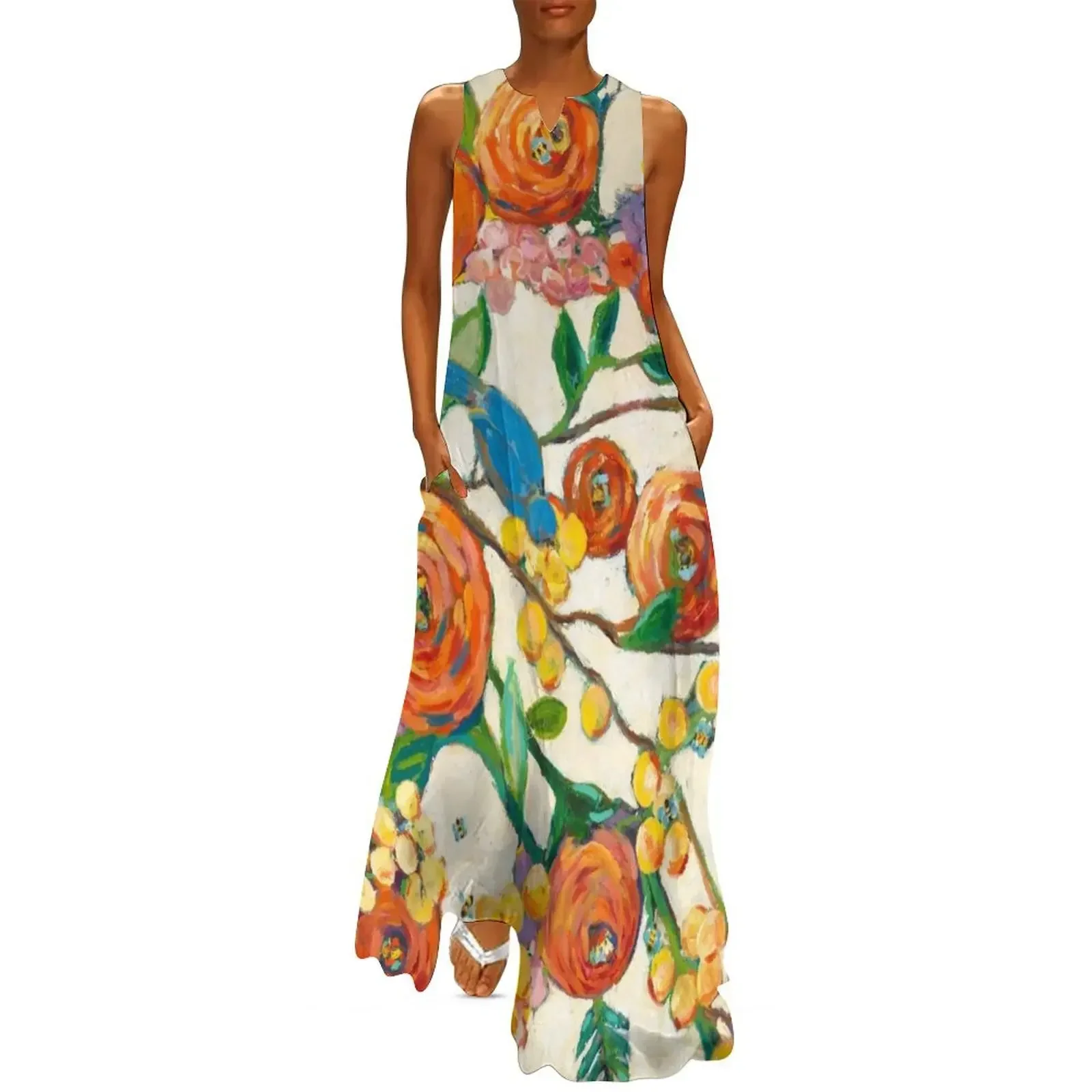 

The Bird's and the Bee's Long Dress women's summer dress 2025 beach dress prom 2025