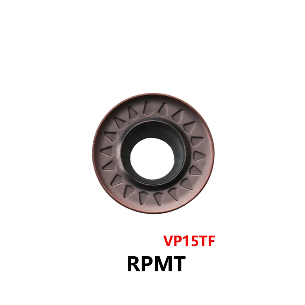 Original RPMT 08T2 MOE RPMT10T3MOE RPMT1204MOE RPMT1606MOE JS VP15TF Carbide Insert RPMT10T3 RPMT1204 RPMT1606 MOE CNC Lathe Cut