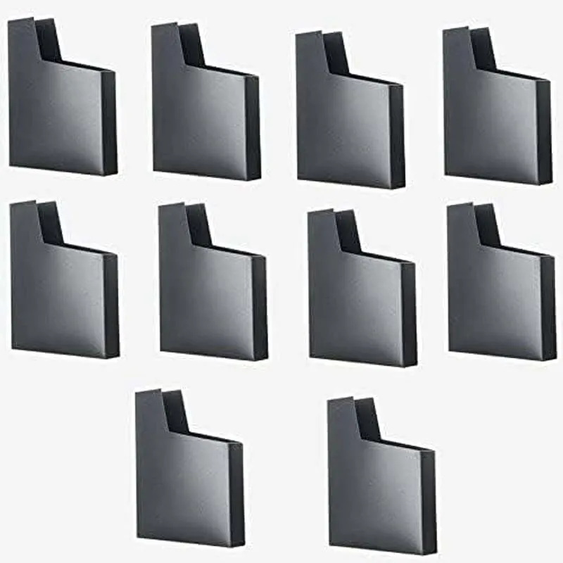 RUITROLIKER 12 個ダストケースカバープロテクタースリーブ NES ビデオゲームカートリッジ用 ブラック