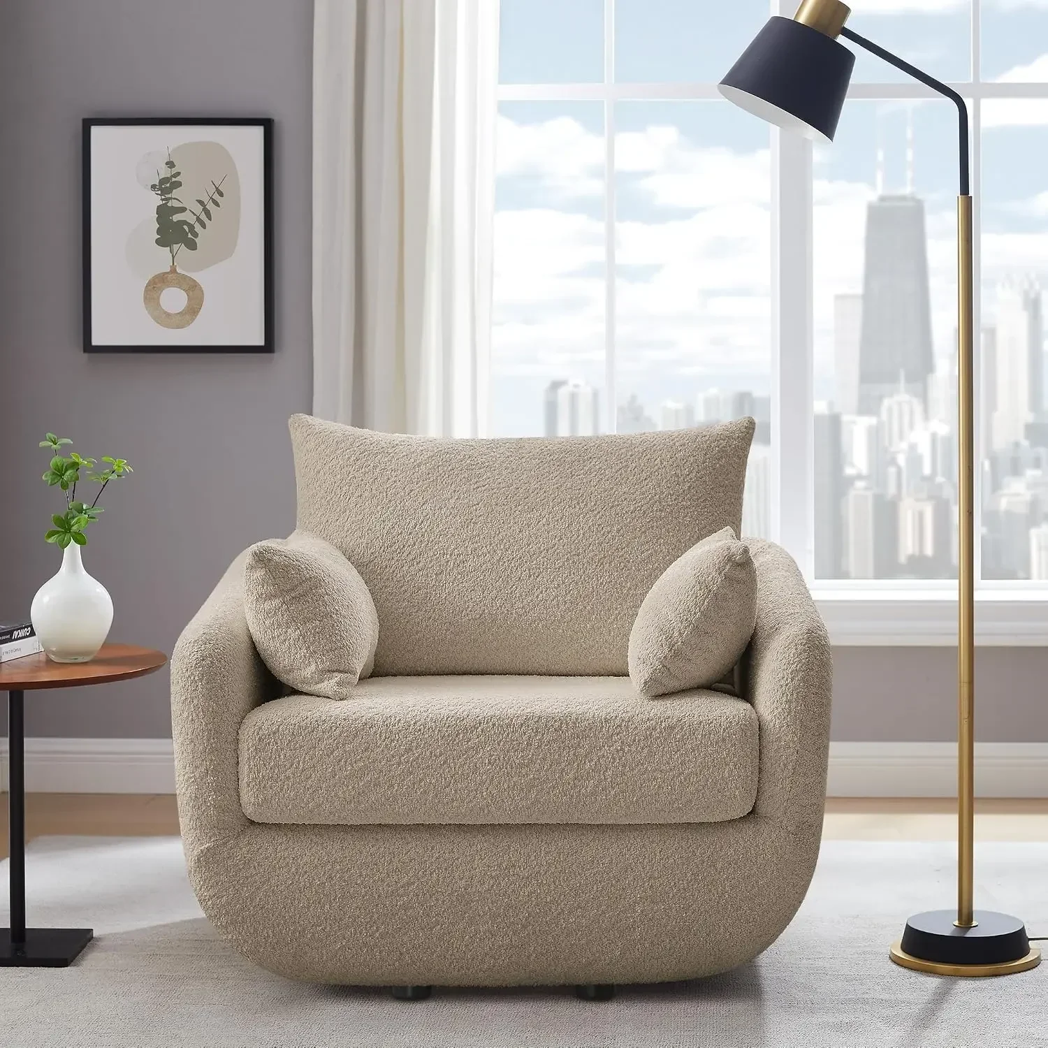Brand new fast shippingBestseller360° Swivel Accent Armchair, 39.3