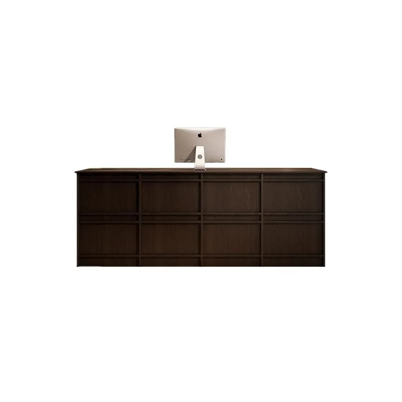 

Clothing store checkout page Simple women's clothing store Small counter Commercial cream wind bar retro front desk