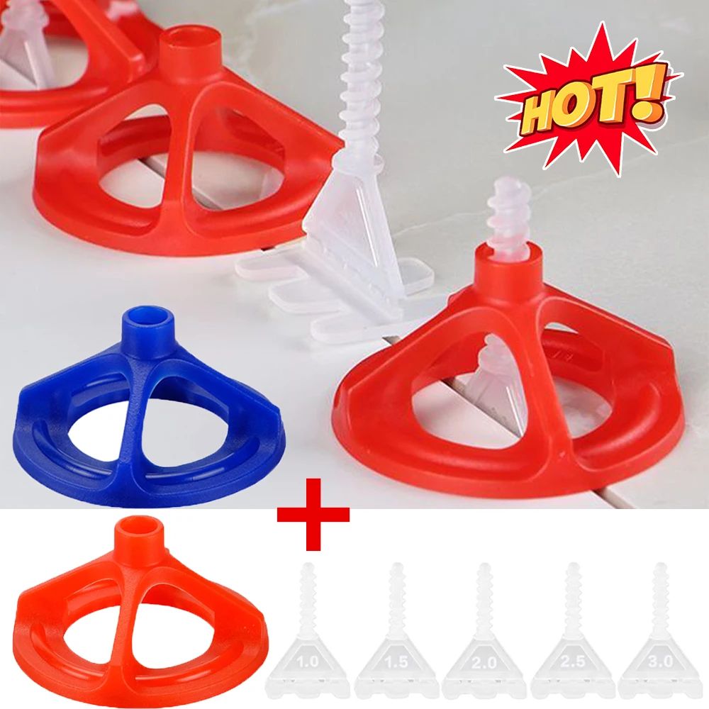 Spiral Ceramic Tile Leveling System Clips Spacers Straps Wadge for Tile Laying Wall Floor Fixing Construction Tools Building